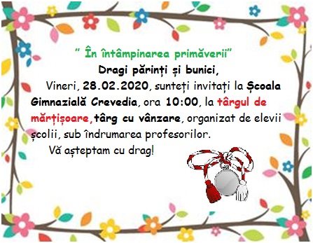 Targul de martisoare 2020